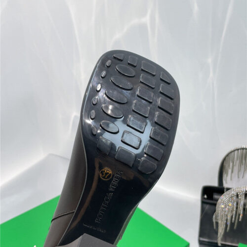High Quality Luxury Bottega Veneta Thick Heel Round Toe Ankle Boots product detail