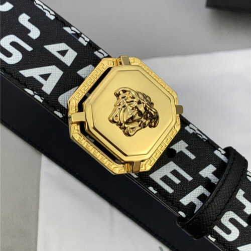 High Quality Luxury Versace Signature Logo Belt – Style 45190 product detail