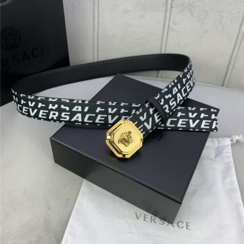 High Quality Luxury Versace Signature Logo Belt – Style 45190 product detail
