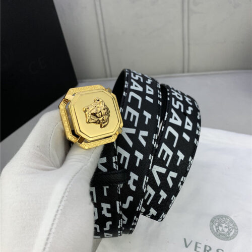 High Quality Luxury Versace Signature Logo Belt – Style 45190 product detail