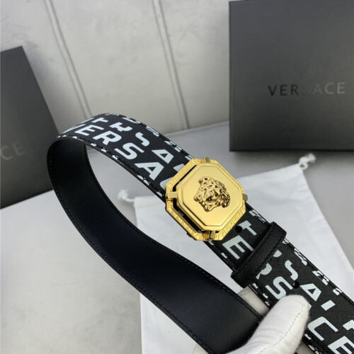 High Quality Luxury Versace Signature Logo Belt – Style 45190 product detail