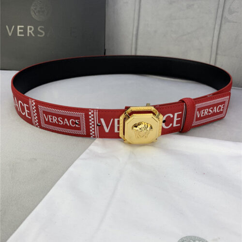 High Quality Luxury Versace Signature Logo Belt