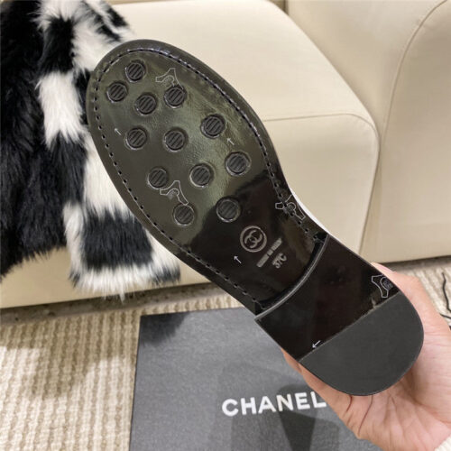 High Quality Luxury Chanel Metal Letter Logo Ankle Boots – Style 55334 product detail