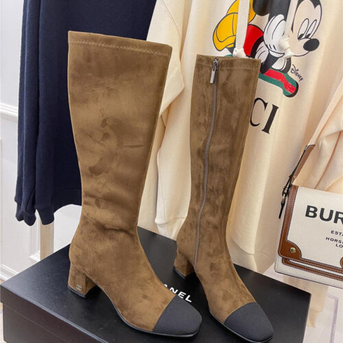High Quality Luxury Chanel Stretch Long Boots – Style 72134