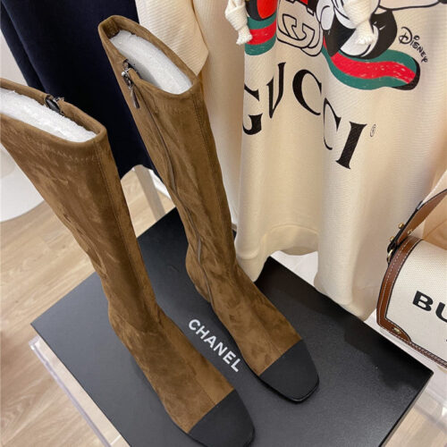 High Quality Luxury Chanel Stretch Long Boots – Style 72134 product detail