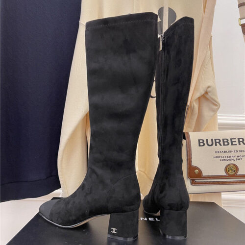 High Quality Luxury Chanel Stretch Long Boots – Style 77222 product detail