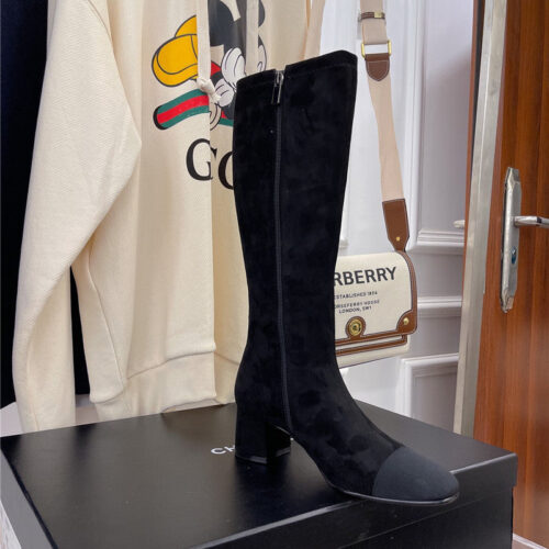 High Quality Luxury Chanel Stretch Long Boots – Style 77222 product detail