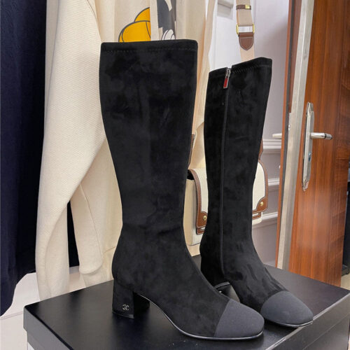 High Quality Luxury Chanel Stretch Long Boots – Style 77222