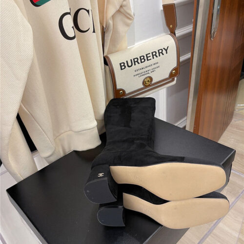 High Quality Luxury Chanel Stretch Long Boots – Style 77222 product detail