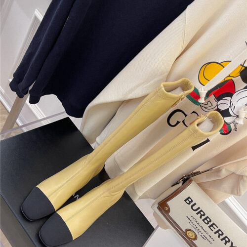 High Quality Luxury Chanel Stretch Long Boots – Style 65350 product detail