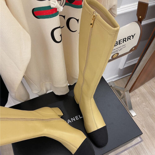 High Quality Luxury Chanel Stretch Long Boots – Style 65350 product detail