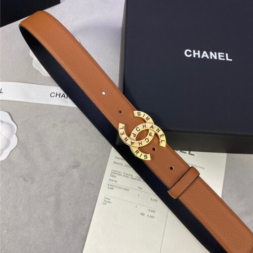 High Quality Luxury Chanel Logo Classic Belt – Style 00486 product detail