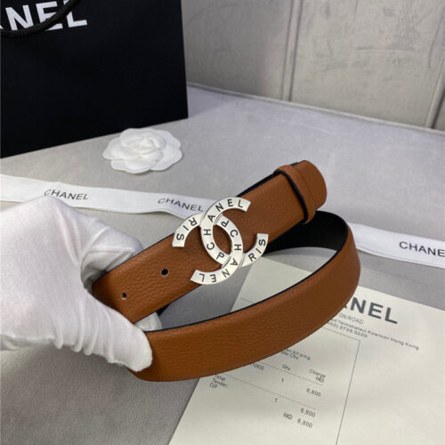High Quality Luxury Chanel Logo Classic Belt – Style 00486 product detail
