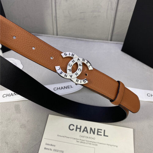High Quality Luxury Chanel Logo Classic Belt – Style 00486 product detail