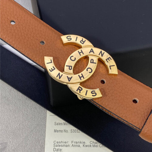 High Quality Luxury Chanel Logo Classic Belt – Style 00486 product detail