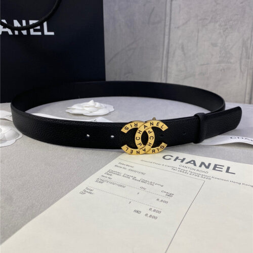 High Quality Luxury Chanel Logo Classic Belt – Style 28166