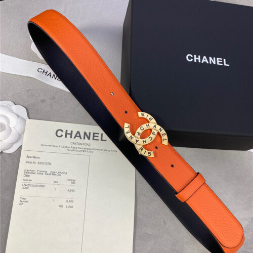 High Quality Luxury Chanel Logo Classic Belt – Style 60934 product detail