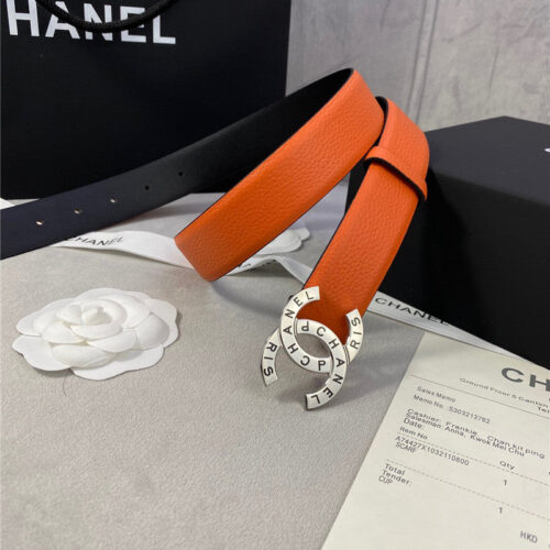 High Quality Luxury Chanel Logo Classic Belt – Style 60934 alternate view