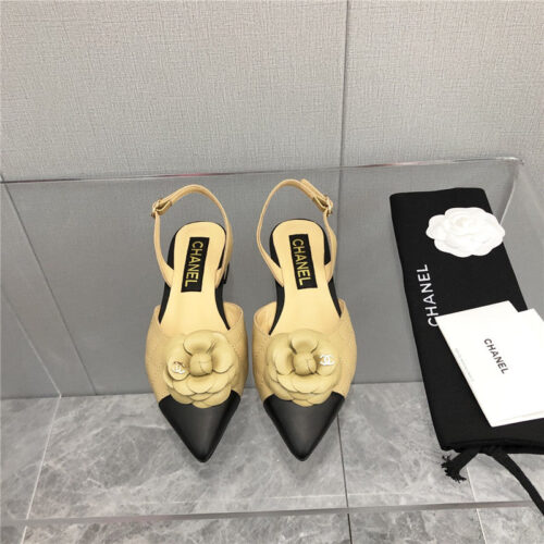 High Quality Luxury Chanel Camellia Sandals – Style 71846 alternate view