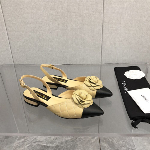High Quality Luxury Chanel Camellia Sandals – Style 71846 product detail