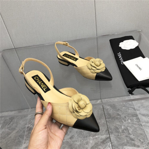 High Quality Luxury Chanel Camellia Sandals – Style 71846 product detail