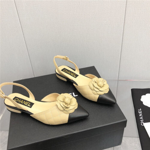 High Quality Luxury Chanel Camellia Sandals – Style 71846