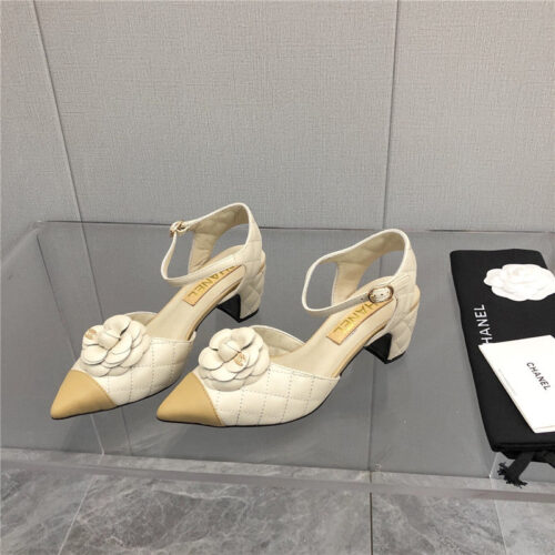 High Quality Luxury Chanel Camellia Sandals – Style 73542 alternate view