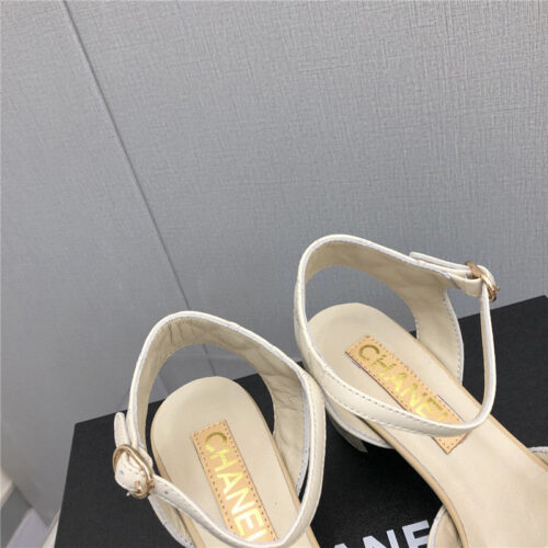High Quality Luxury Chanel Camellia Sandals – Style 73542 product detail
