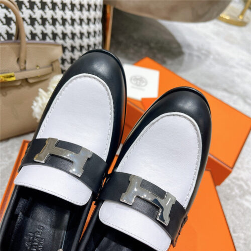 High Quality Luxury Hermes Dauphine Mid Heel Mules product detail