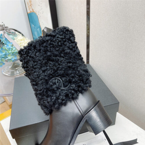 High Quality Luxury Chanel Thick Heel Ankel Boots product detail