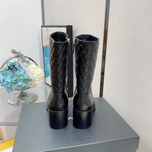 High Quality Luxury Chanel Platform Lace-Up Martin Boots – Style 51334 product detail