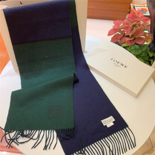 High Quality Luxury Loewe Wool Cashmere Scarfs product detail