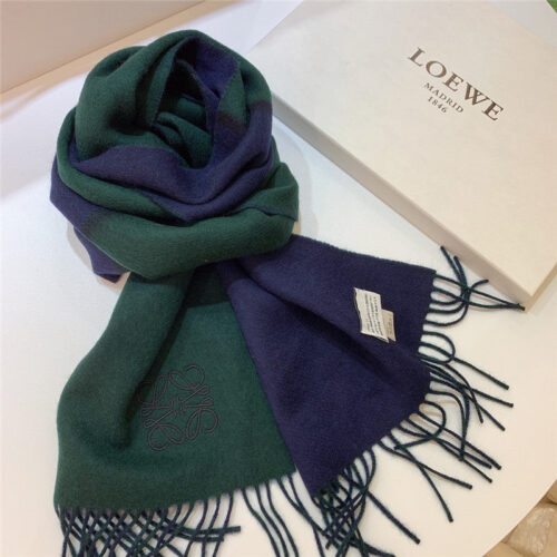 High Quality Luxury Loewe Wool Cashmere Scarfs product detail