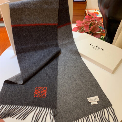 High Quality Luxury Loewe Wool Cashmere Scarfs – Style 26595 product detail