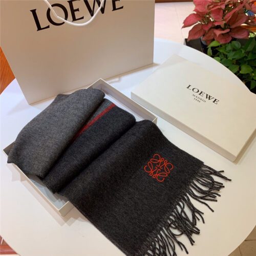 High Quality Luxury Loewe Wool Cashmere Scarfs – Style 26595 product detail