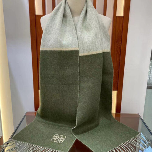 High Quality Luxury Loewe Wool Cashmere Scarf product detail
