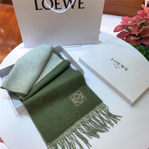 High Quality Luxury Loewe Wool Cashmere Scarf product detail