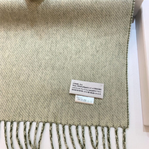 High Quality Luxury Loewe Wool Cashmere Scarf product detail