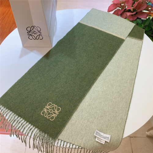 High Quality Luxury Loewe Wool Cashmere Scarf product detail