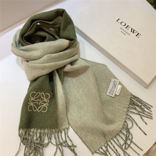 High Quality Luxury Loewe Wool Cashmere Scarf alternate view