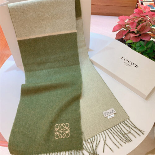 High Quality Luxury Loewe Wool Cashmere Scarf product detail