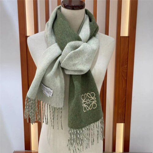 High Quality Luxury Loewe Wool Cashmere Scarf product detail