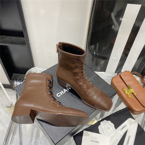 High Quality Luxury Chanel Ankle Boots Womens – Style 21350