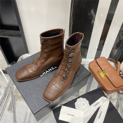 High Quality Luxury Chanel Ankle Boots Womens – Style 21350 product detail