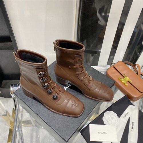 High Quality Luxury Chanel Ankle Boots Womens – Style 21350 product detail