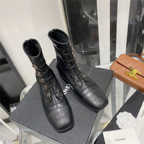 High Quality Luxury Chanel Ankle Boots Womens – Style 50726 alternate view