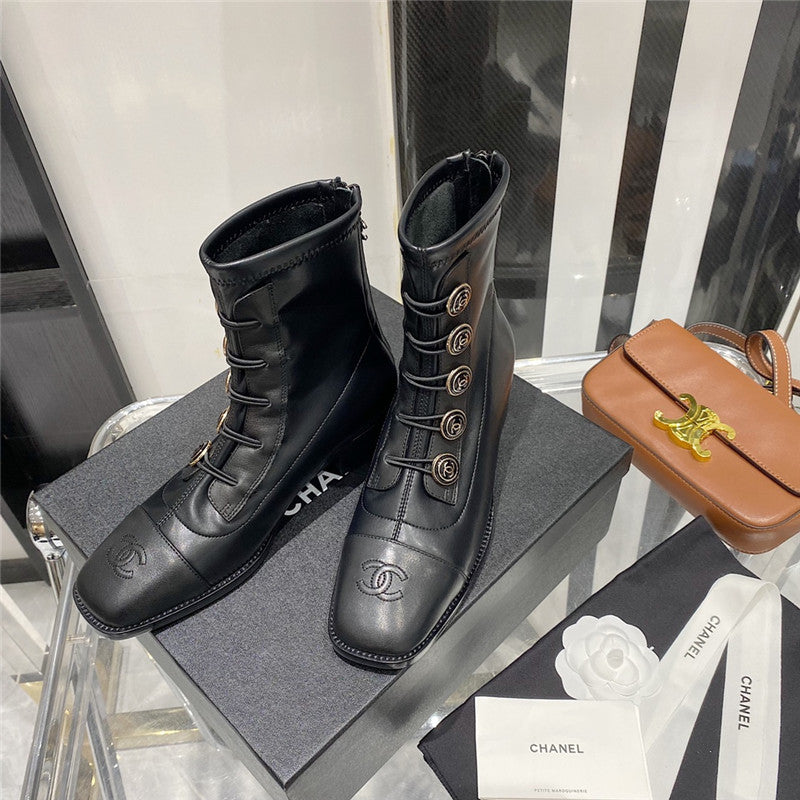 High Quality Luxury Chanel Ankle Boots Womens – Style 50726