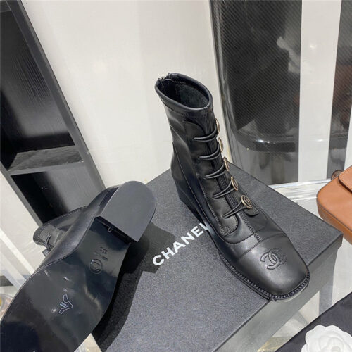 High Quality Luxury Chanel Ankle Boots Womens – Style 50726 product detail