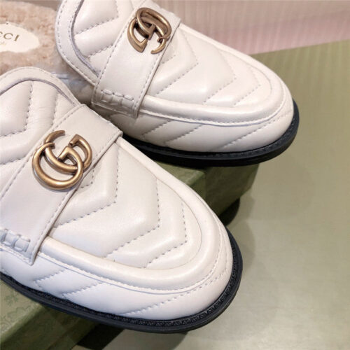 High Quality Luxury Gucci GG Wool Slippers product detail
