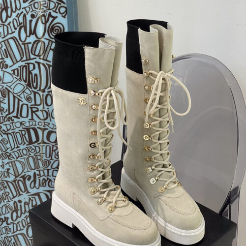 High Quality Luxury Chanel Classic Long Boots – Style 28998